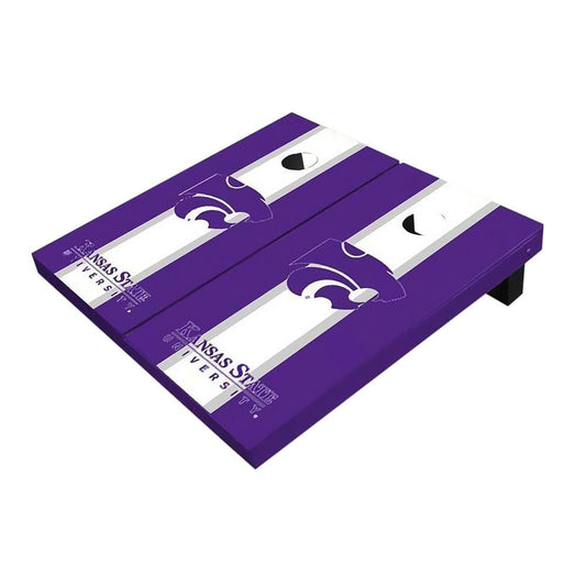 Kansas State Wildcats White And Purple All-Weather Cornhole Boards