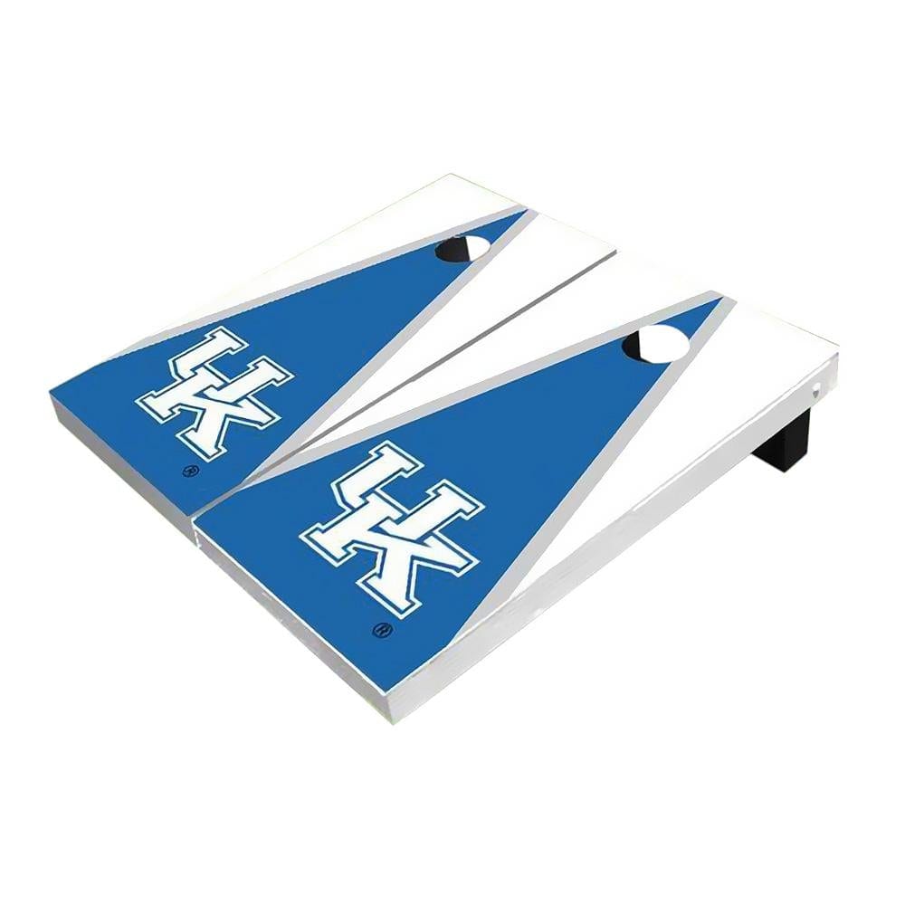 Kentucky Blue And White Triangle Cornhole Boards