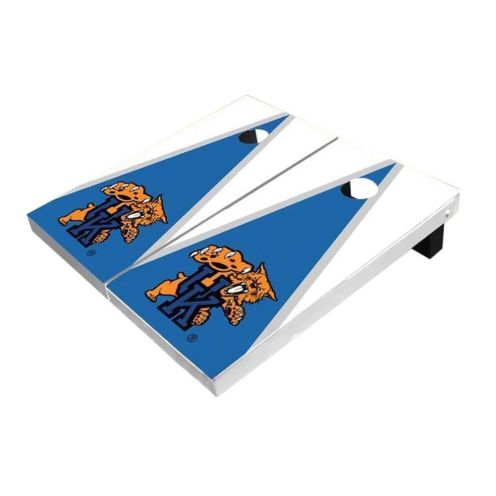 Kentucky Wildcat Blue And White Triangle All-Weather Cornhole Boards