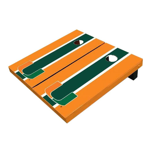 Miami Green And Orange Cornhole Boards