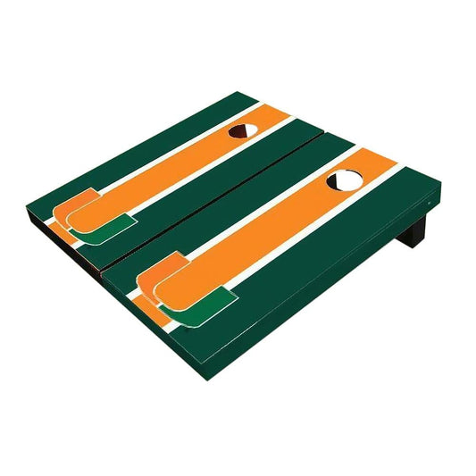 Miami Orange And Green All-Weather Cornhole Boards