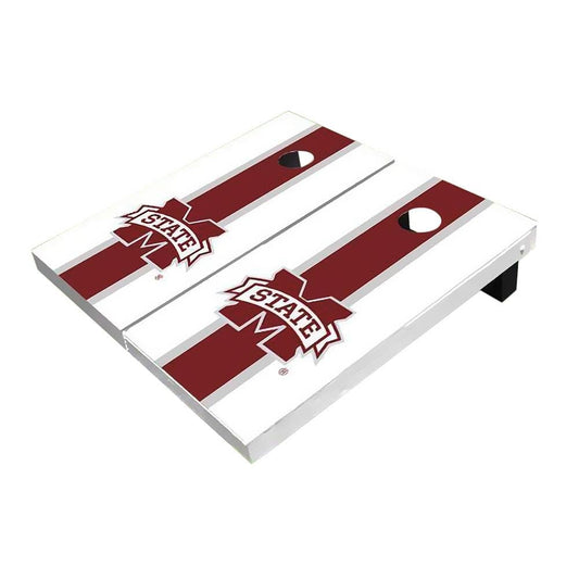 Mississippi State Maroon And White Cornhole Boards