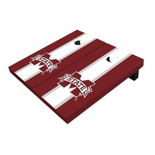 Mississippi State White And Maroon Cornhole Boards