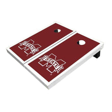Mississippi State White All-Weather Cornhole Boards
