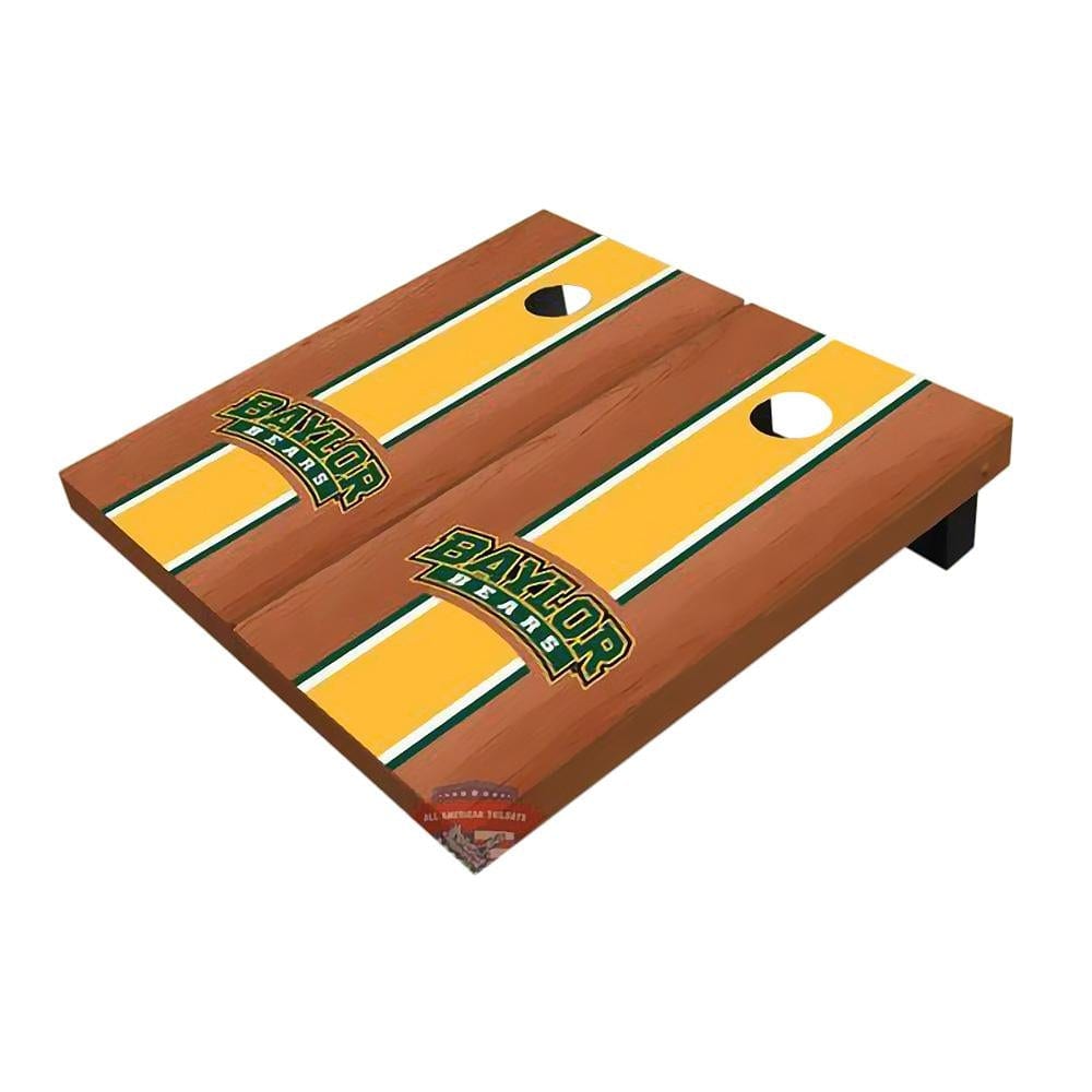 Baylor Arch Green Rosewood Cornhole Boards
