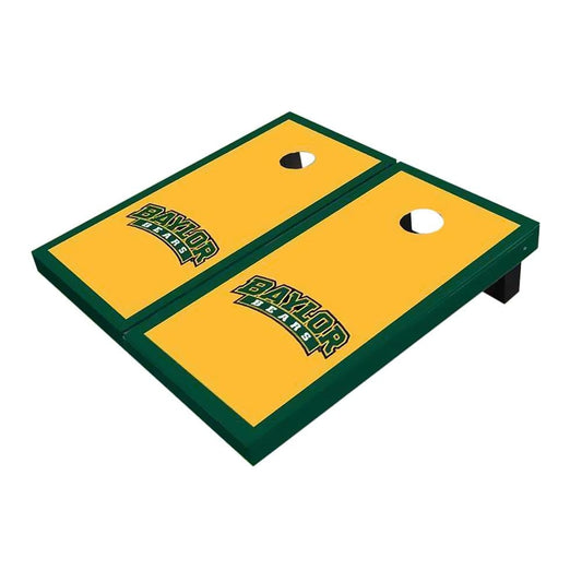 Baylor Arch Hunter Green Cornhole Boards