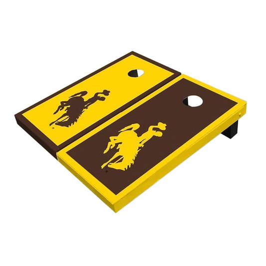 Wyoming Cowboys Alternating Cornhole Boards