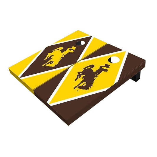 Wyoming Cowboys Alternating Diamond Cornhole Boards