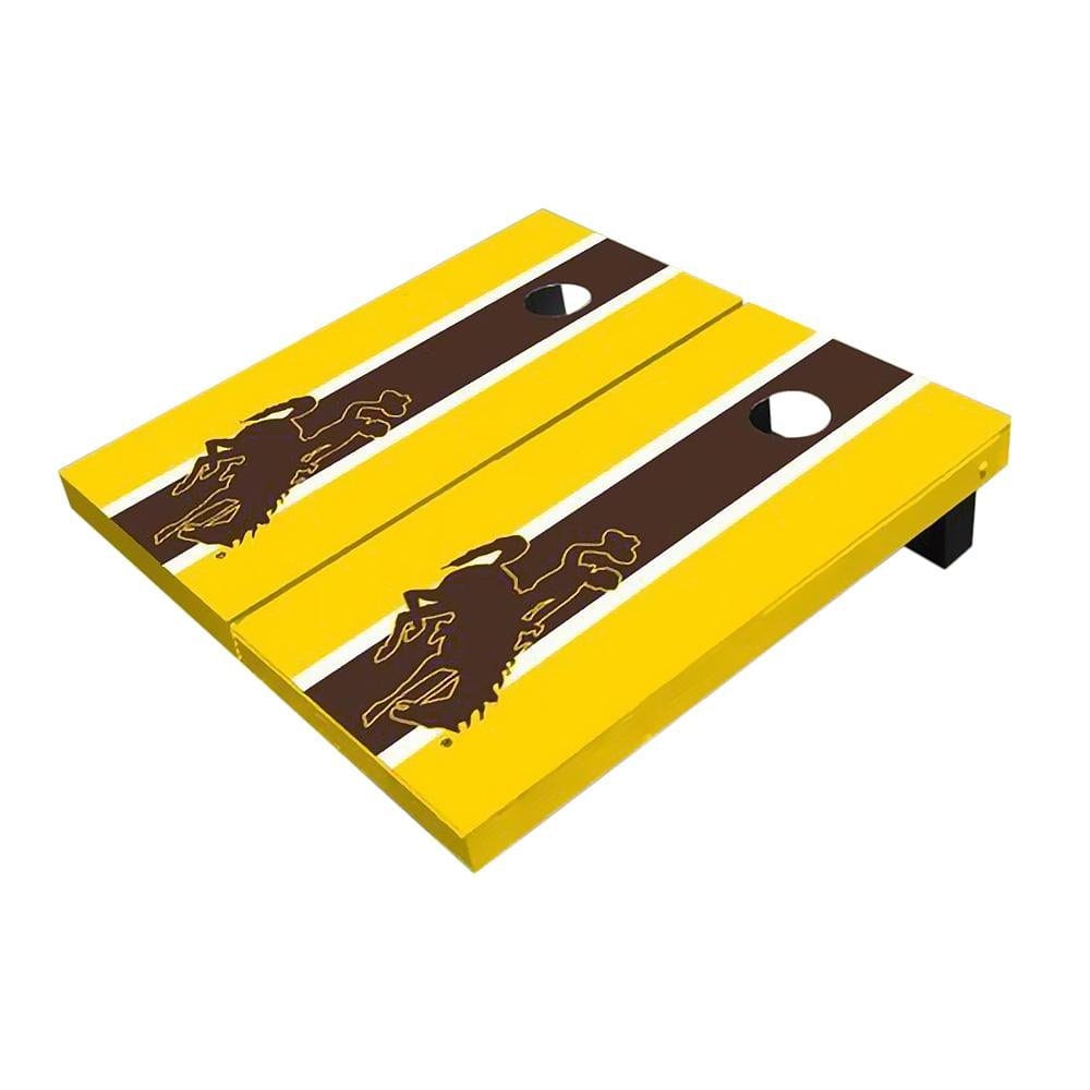 Wyoming Cowboys Brown And Gold Cornhole Boards