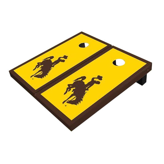 Wyoming Cowboys Gold All-Weather Cornhole Boards