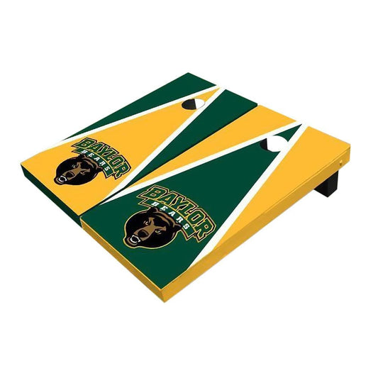 Baylor Bear Head Triangle Cornhole Boards