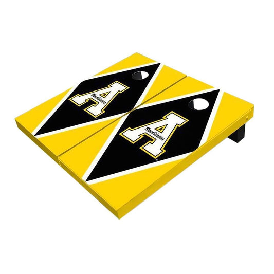 Appalachian State Black And Yellow Diamond Cornhole Boards