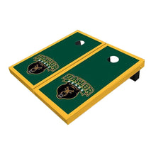 Baylor Bear Head Hunter Green Cornhole Boards
