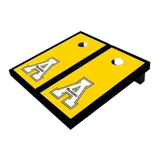 Appalachian State Black Cornhole Boards