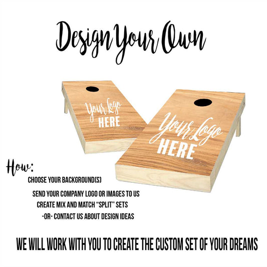 custom design your own cornhole boards