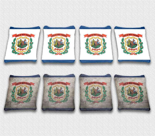 West Virginia State Cornhole Bags