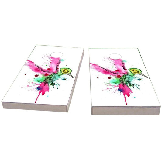 Humming Bird Art Cornhole Boards