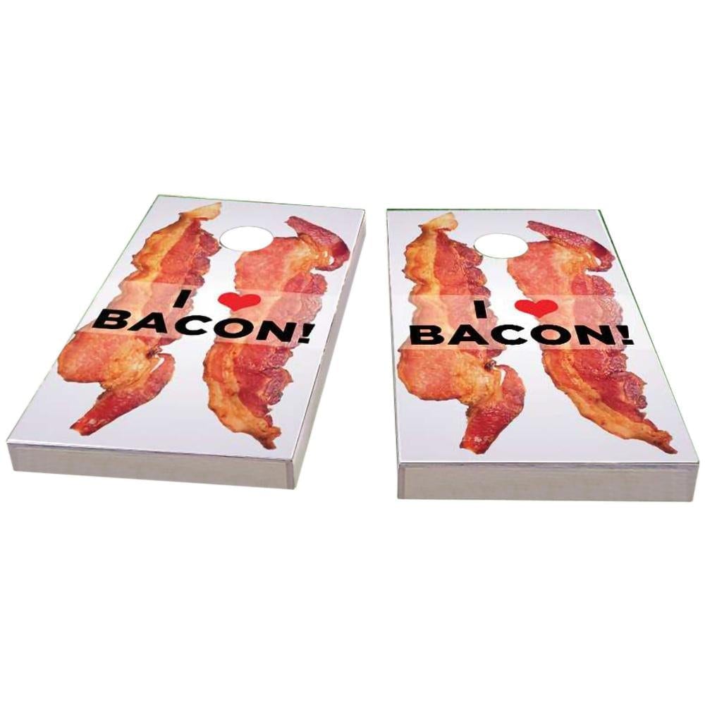 I Love Bacon Cornhole Boards