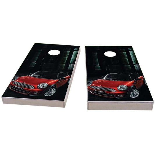 Mini Cooper Cornhole Boards