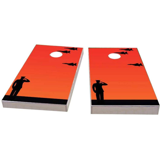 Missing Man Flight Formation Salute All-Weather Cornhole