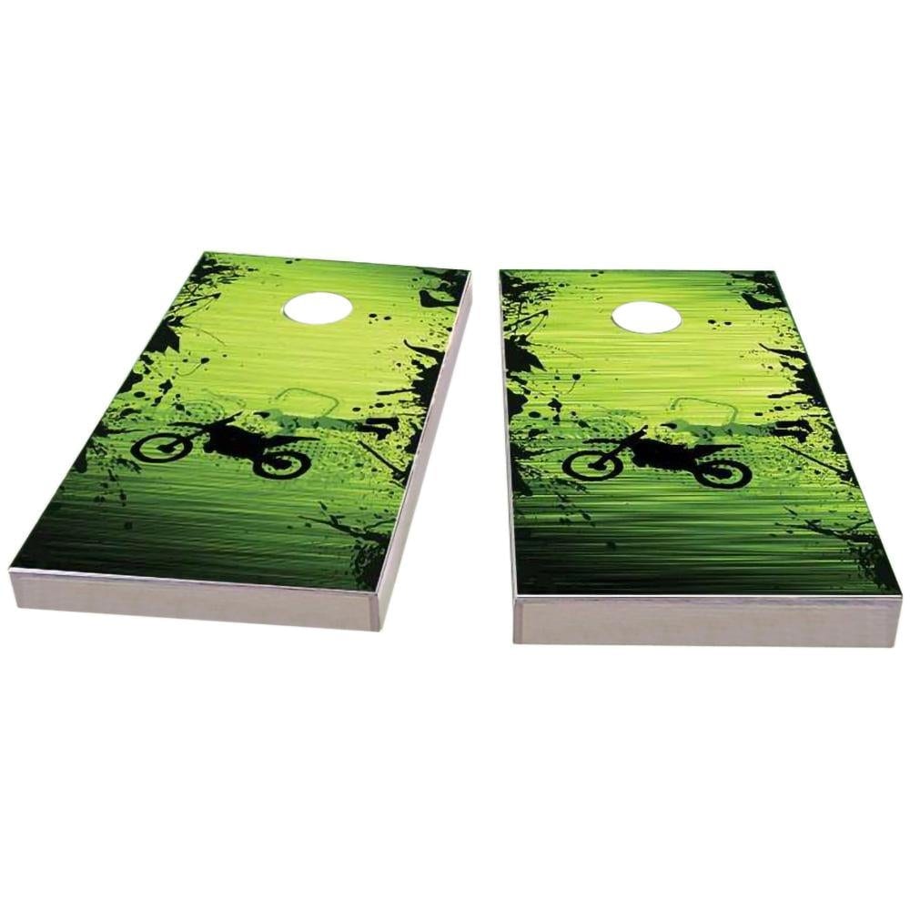 Motocross / Dirt Bike Themed Cornhole Boards