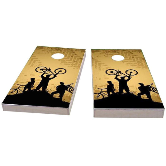 Mountain Biking All-Weather Cornhole