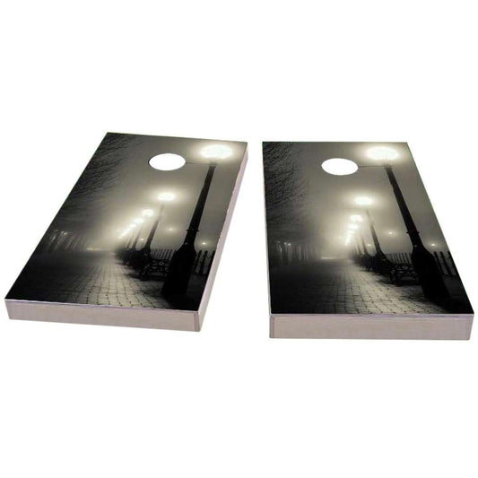 Romantic Walkway Cornhole Boards