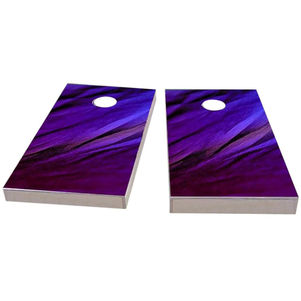 Shades of Purple Fabric Cornhole Boards