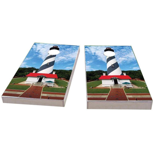 St. Augustine Lighthouse #2 Cornhole Boards
