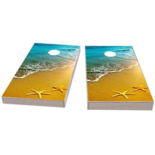 Beach Starfish Theme Cornhole Boards
