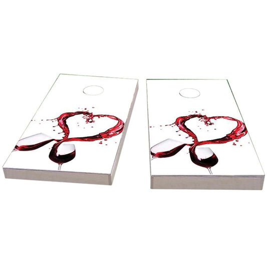 Wine Lover Cornhole Boards