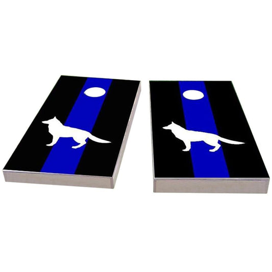 Blue Line K9 Cornhole Boards