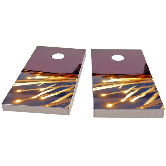 AC130 with Flares Cornhole Boards