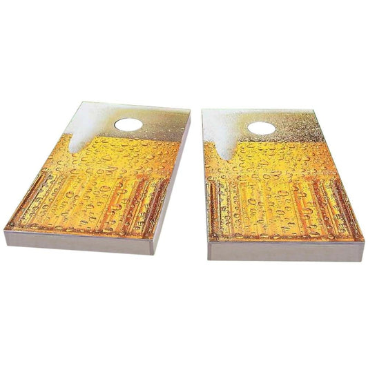 Bubbly Beer Mug Cornhole Boards