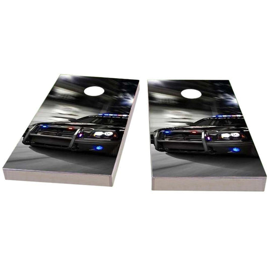 Chasing Cop Car Cornhole Boards