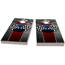 Checkered Flag 2 Cornhole Boards
