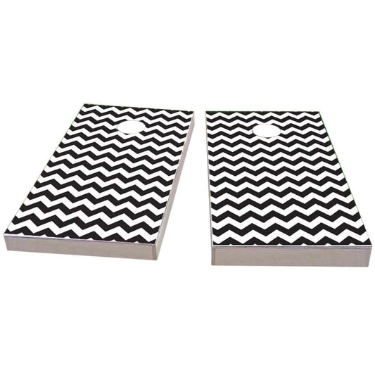 Chevron Pattern Cornhole Boards