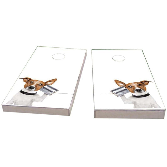 Dog Phone Cornhole Boards