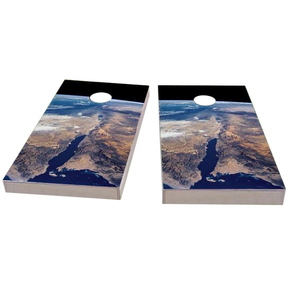 Earth from Space Cornhole Boards