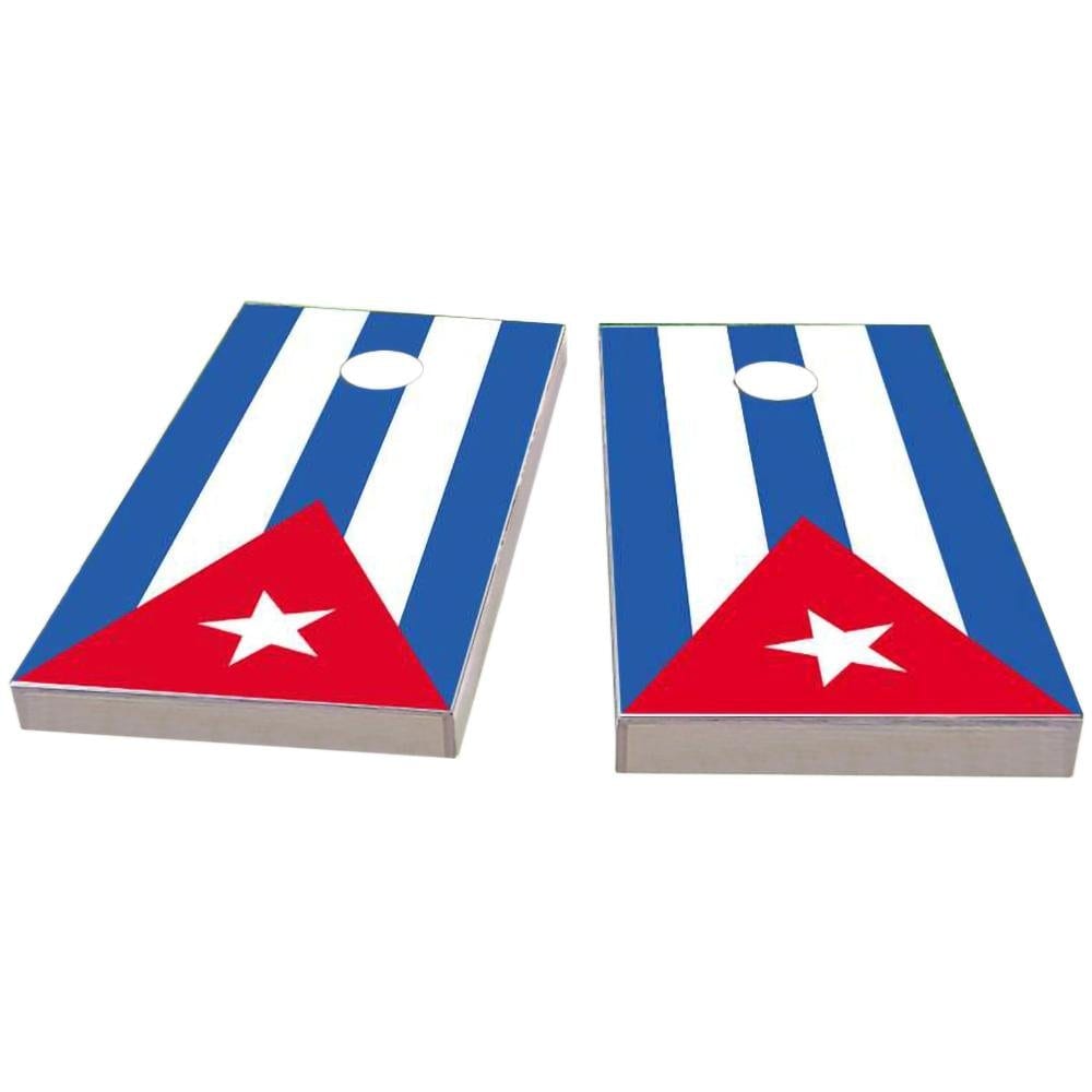 Cuba Flag Cornhole Boards