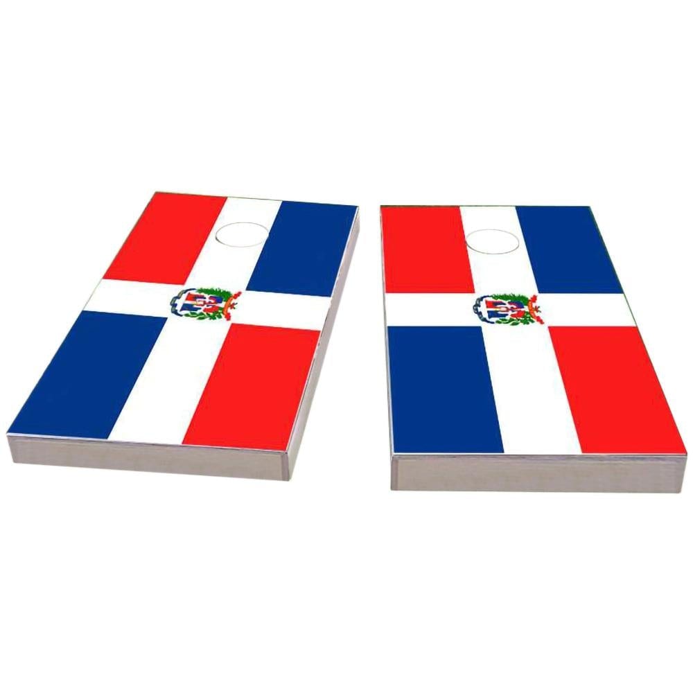 Dominican Republic Flag Cornhole Boards