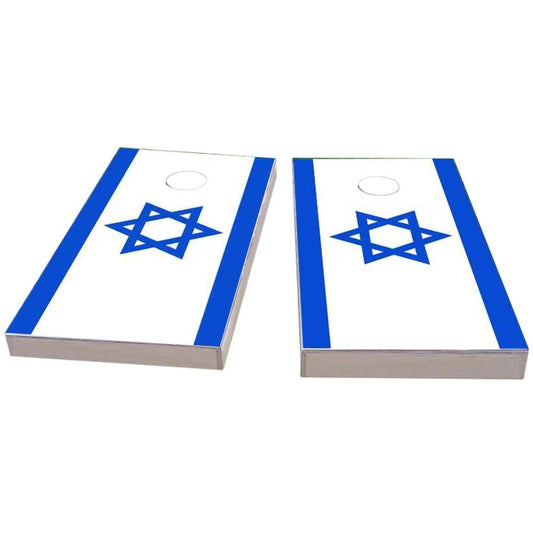 Israel Flag Cornhole Boards