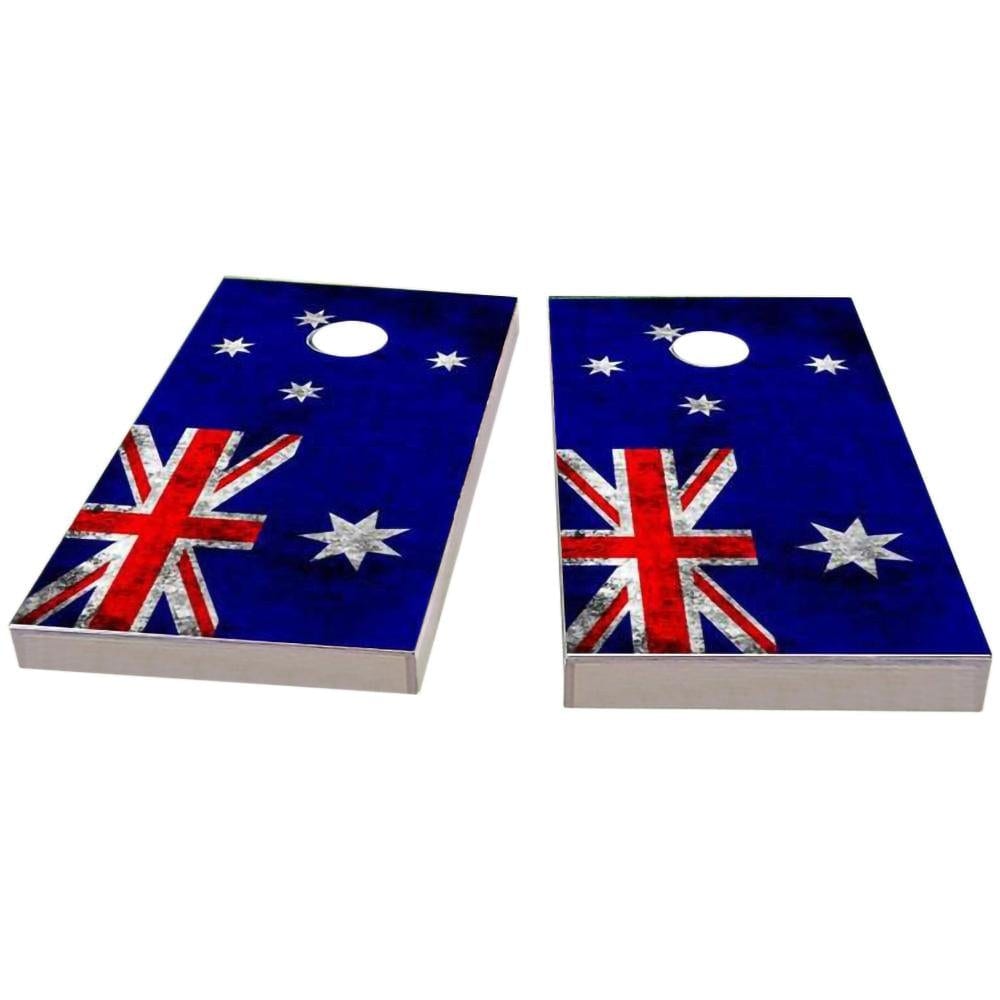 Australia Worn Flag Cornhole Boards