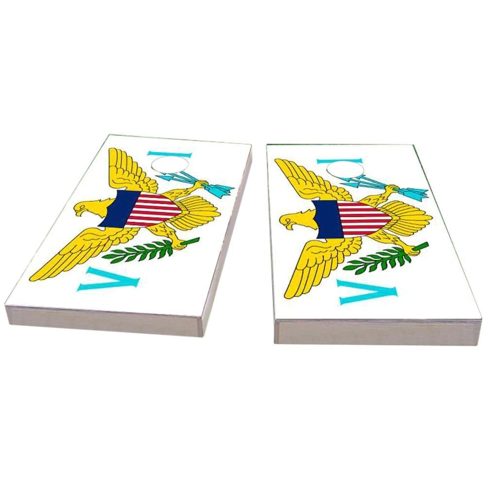 Virgin Islands Flag Cornhole Boards