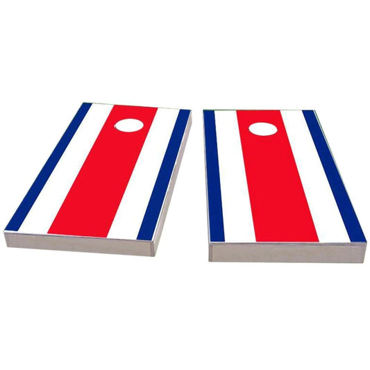 Costa Rica Flag Cornhole Boards