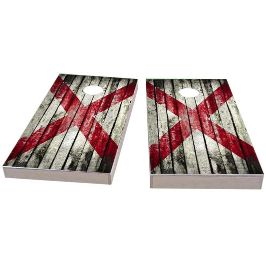 Alabama Distressed Cornhole Boards