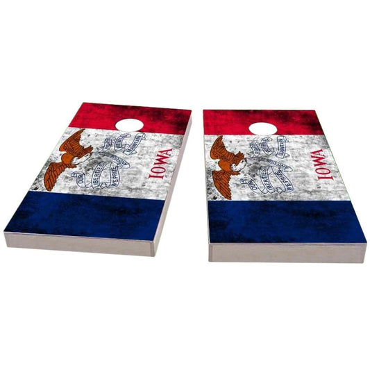 Iowa Worn Cornhole Boards