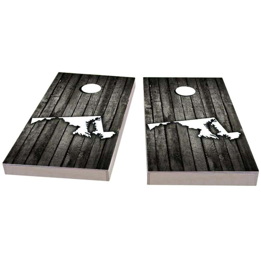 Maryland Wood Slat Cornhole Boards