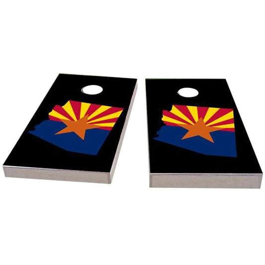 Arizona Outline (Black) Cornhole Boards