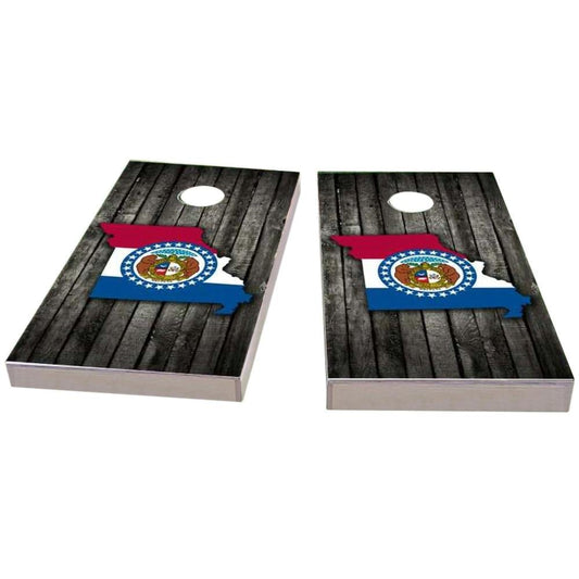 Missouri Wood Slate & Map Cornhole Boards